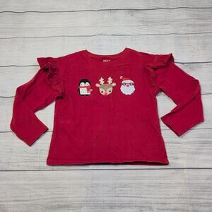 5/6 Next Applique Ruffled Tee
